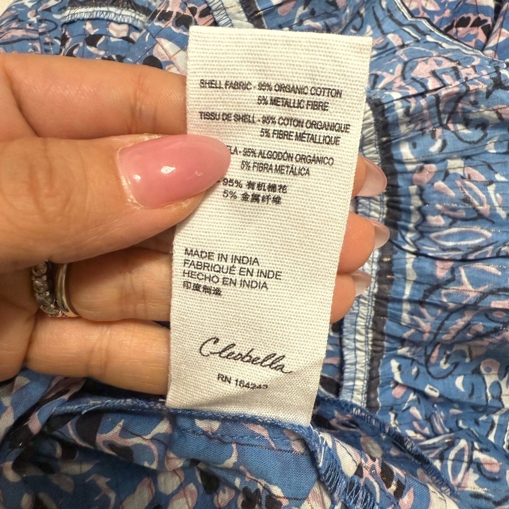 Cleobella Cora Mini Paisley Dress Womens Large - Picture 12 of 12